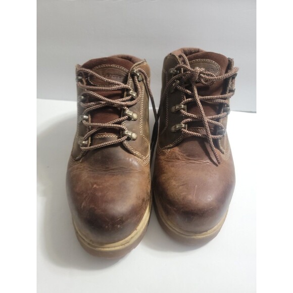 LUGZ LOW CUT CHUKKA WORK BOOTS  MEN US 9.5 EUR 43 Brown Leather main image 5